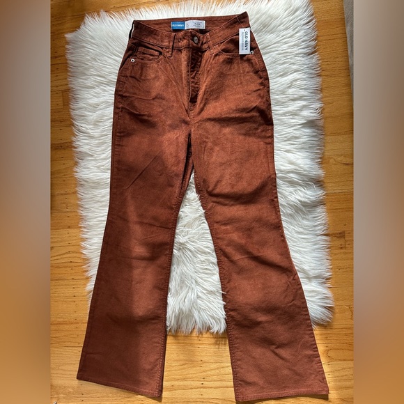 Higher high-waisted corduroy flare pants - Picture 5 of 8